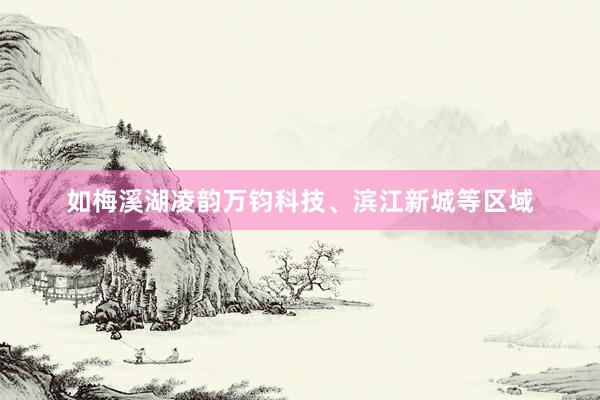 如梅溪湖凌韵万钧科技、滨江新城等区域